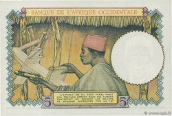 5 Francs FRENCH WEST AFRICA (1895-1958)  1939 P.21 UNC-