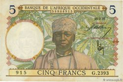 5 Francs FRENCH WEST AFRICA (1895-1958)  1937 P.21