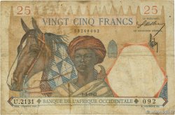 25 Francs FRENCH WEST AFRICA (1895-1958)  1942 P.27