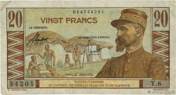 20 Francs Émile Gentil IE FRENCH EQUATORIAL AFRICA  1957 A.139a