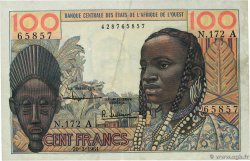 100 Francs WEST AFRICAN STATES  1961 P.101Ab