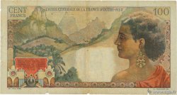 100 Francs La Bourdonnais CCFOM FRENCH EQUATORIAL AFRICA  1947 A.133a F-
