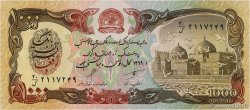 1000 Afghanis AFGHANISTAN  1991 P.061C