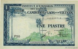 1 Piastre - 1 Dong FRENCH INDOCHINA  1954 P.105 AU