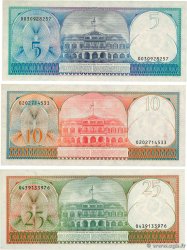 5 au 25 Gulden Lot SURINAM  1982 P.125 au P.127 UNC