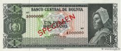 1 Peso Boliviano Spécimen BOLIVIE  1962 P.152s NEUF