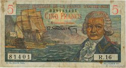 5 Francs Bougainville AFRIQUE ÉQUATORIALE FRANÇAISE  1946 P.20B pr.TB