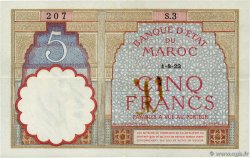 5 Francs MAROCCO  1922 P.23Aa q.SPL