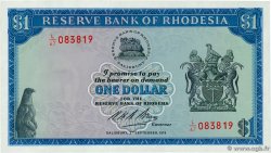 1 Dollar RHODESIA  1974 P.30j UNC