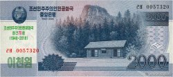 2000 WON Commémoratif NORTH KOREA  2018 P.CS22