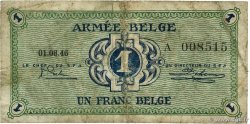 1 Franc BELGIQUE  1946 P.M1a