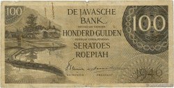 100 Gulden NIEDERLÄNDISCH-INDIEN  1946 P.094