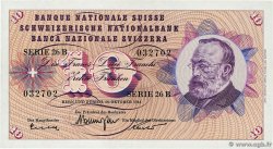 10 Francs SWITZERLAND  1961 P.45g