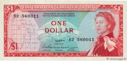 1 Dollar CARAÏBES  1965 P.13a