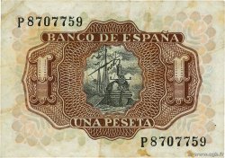 1 Peseta SPAIN  1953 P.144a VF+