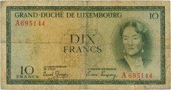 10 Francs LUXEMBOURG  1954 P.48a