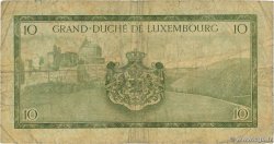 10 Francs LUXEMBOURG  1954 P.48a B
