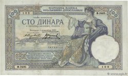 100 Dinara YUGOSLAVIA  1929 P.027a