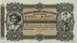 10 Pesos Non émis URUGUAY  1883 PS.242r pr.NEUF