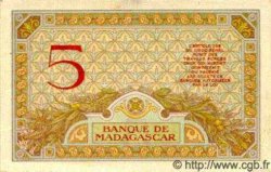 5 Francs  MADAGASCAR  1940 P.035 TTB