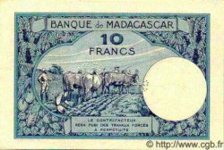 10 Francs Spécimen MADAGASCAR  1948 P.036s AU