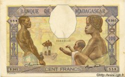 100 Francs MADAGASCAR  1940 P.040 TTB
