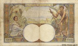 1000 Francs MADAGASCAR  1939 P.041 F