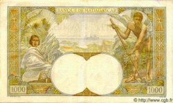 1000 Francs MADAGASCAR  1948 P.041 F - VF