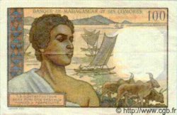 100 Francs MADAGASKAR  1950 P.046a VZ