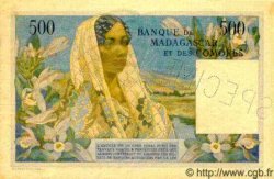 500 Francs Spécimen MADAGASCAR  1950 P.047as TTB+ à SUP