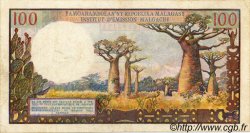 100 Francs - 20 Ariary  MADAGASCAR  1966 P.057 TTB