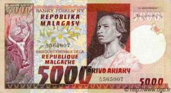 5000 Francs - 1000 Ariary MADAGASCAR  1975 P.066 pr.NEUF