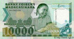 10000 Francs - 2000 Ariary MADAGASCAR  1988 P.074 pr.NEUF