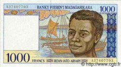 1000 Francs - 200 Ariary MADAGASCAR  1994 P.076 UNC