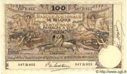 100 Francs BELGIQUE  1914 P.071 pr.NEUF
