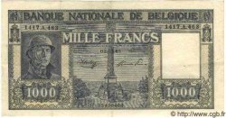1000 Francs BELGIQUE  1945 P.128 TTB+