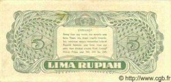 5 Rupiah INDONÉSIE  1947 P.021 NEUF