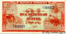 2.5 Rupiah INDONESIA  1953 P.041 SC+