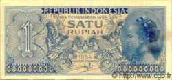1 Rupiah INDONESIA  1954 P.072 XF