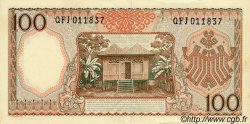 100 Rupiah INDONESIA  1964 P.097b q.SPL