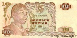 10 Rupiah INDONESIA  1968 P.105 q.FDC