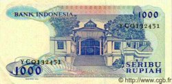 1000 Rupiah INDONESIEN  1987 P.124 fST+