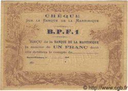 1 Franc Non émis MARTINIQUE  1870 P.05A EBC