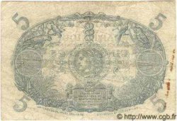 5 Francs Cabasson bleu MARTINIQUE  1945 P.(06B) MB