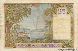25 Francs MARTINIQUE  1938 P.12 S