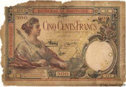 500 Francs MARTINIQUE  1938 P.14 P