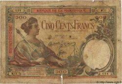 500 Francs MARTINIQUE  1945 P.14 q.MB