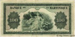 100 Francs MARTINIQUE  1942 P.19 VF+