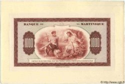 1000 Francs Épreuve MARTINIQUE  1943 P.21 NEUF