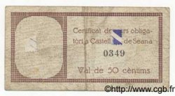 50 Centims SPANIEN Castellnou De Seana 1937 C.179a fSS to SS